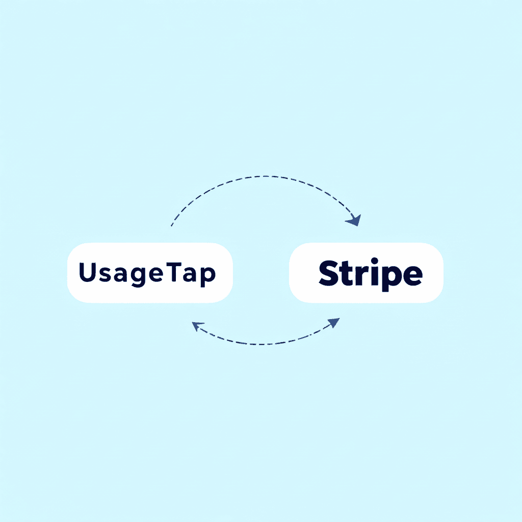 UsageTap and Stripe integration diagram